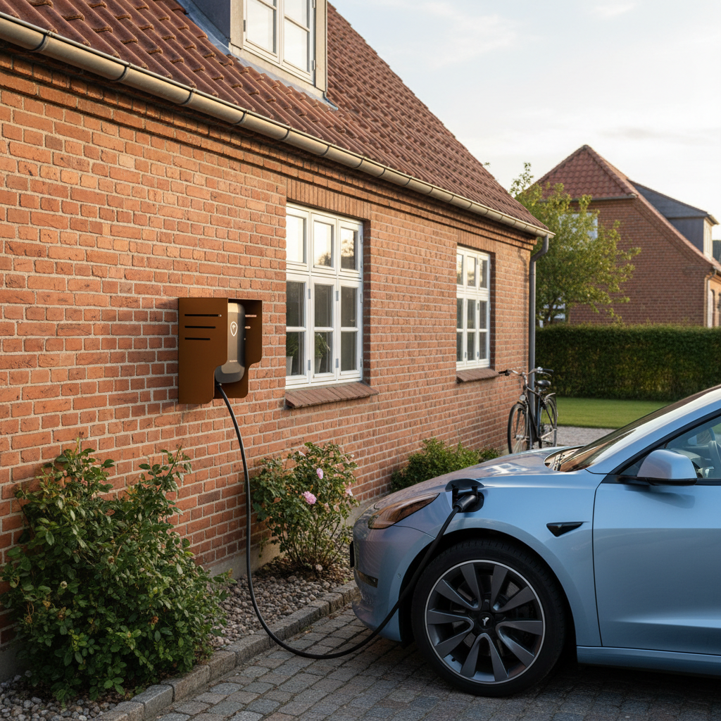 Ladeboks stander til el-bil