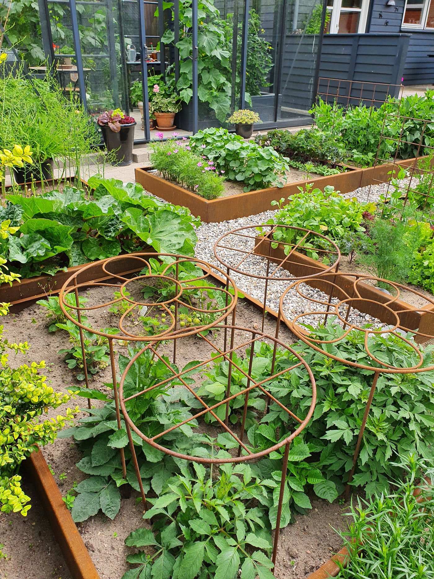 Upphöjd grönsaksträdgård modell 30cm hög